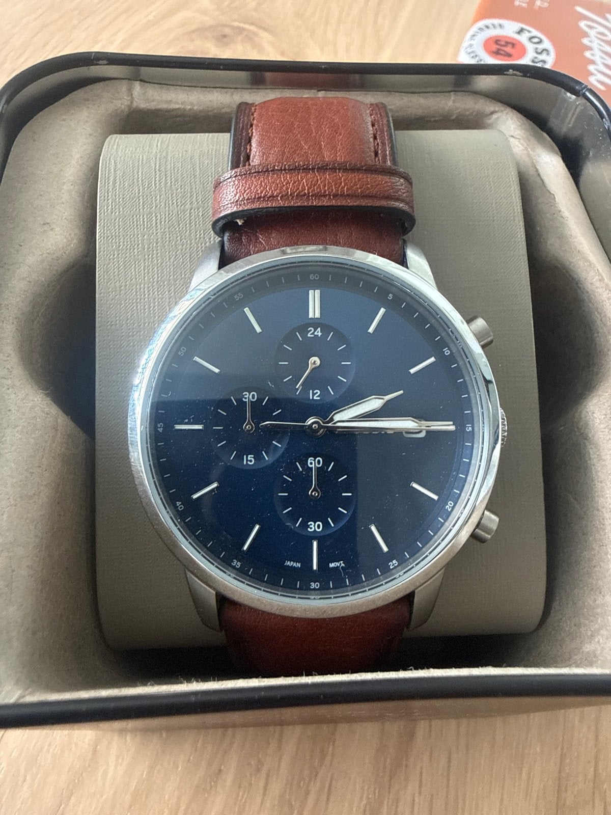 Fossil Minimalist Chrono FS5850 - Batterij leeg, Staal, Polshorloge, Ophalen, Overige merken