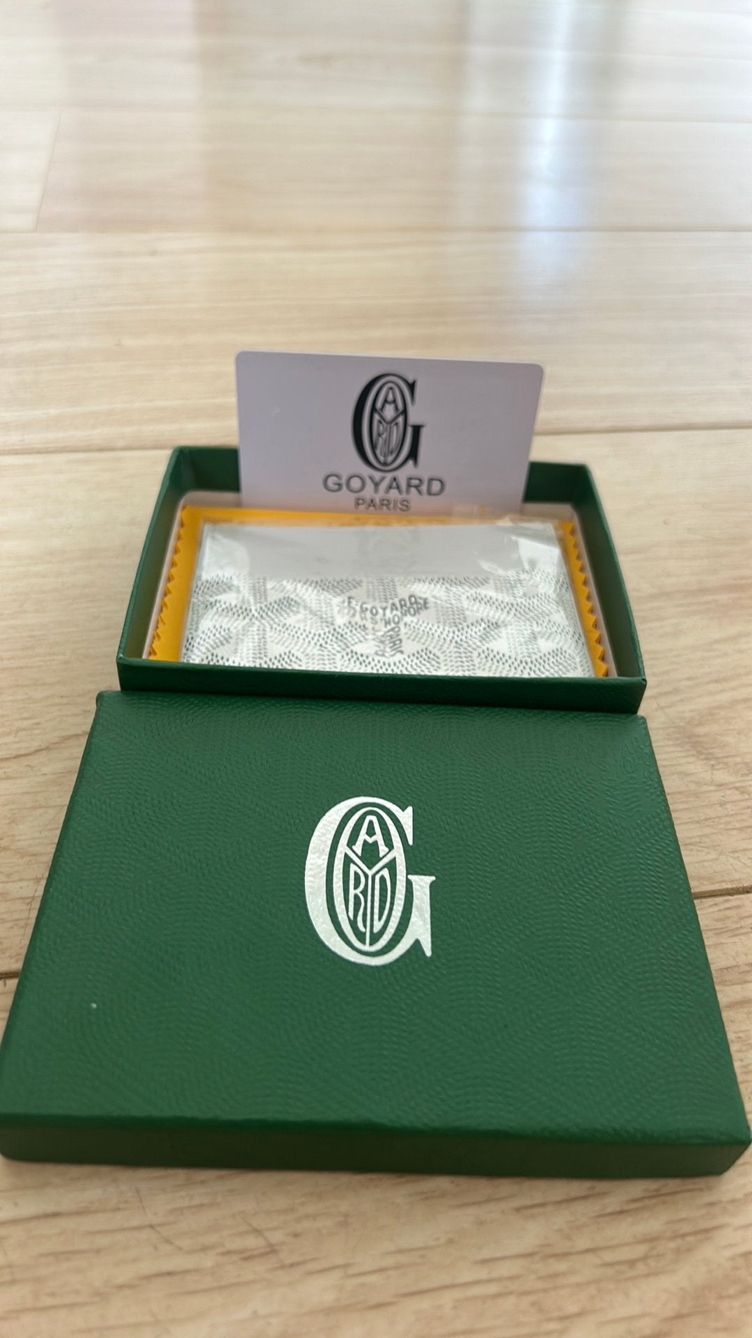 Goyard portomonee, Sieraden, Tassen en Uiterlijk, Portemonnees, Overige merken, Verzenden, Wit, Nieuw