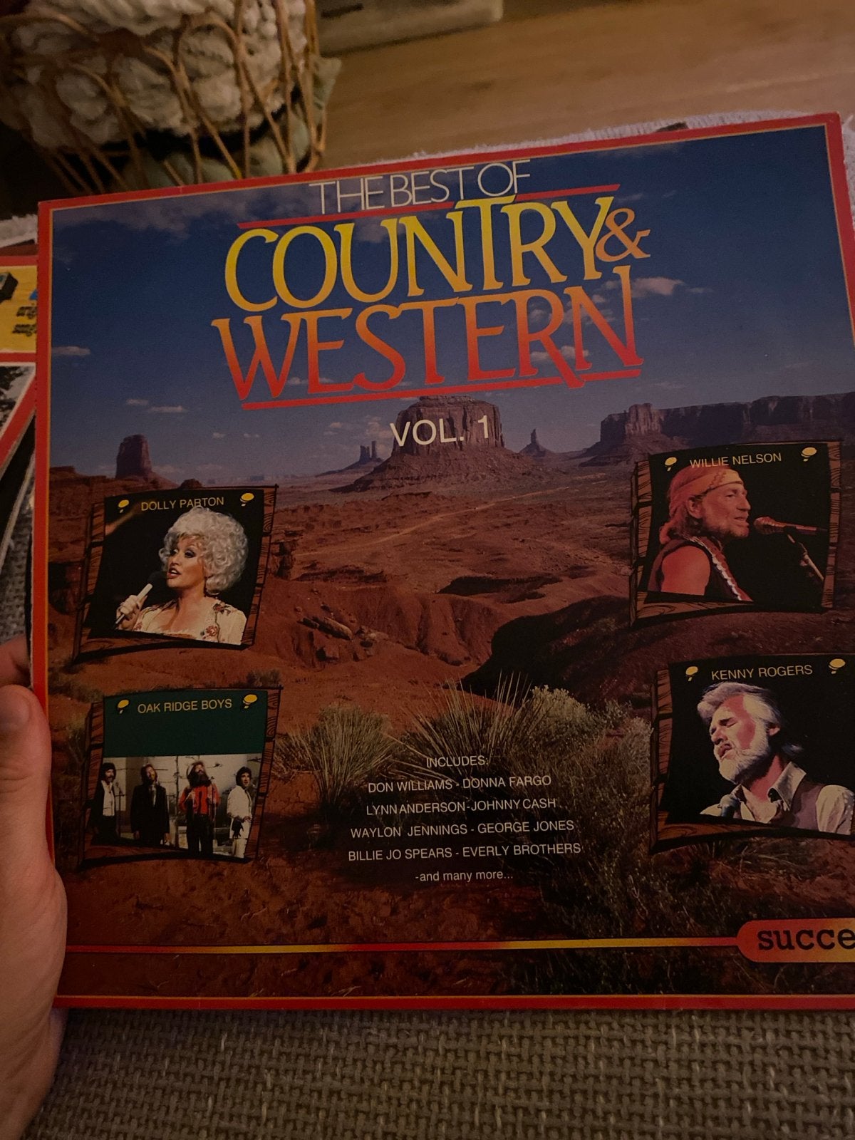 The Best of Country & Western Vol. 1 LP - Diverse Artiesten, Cd's en Dvd's, LP, Gebruikt, Ophalen of Verzenden, Complilatie