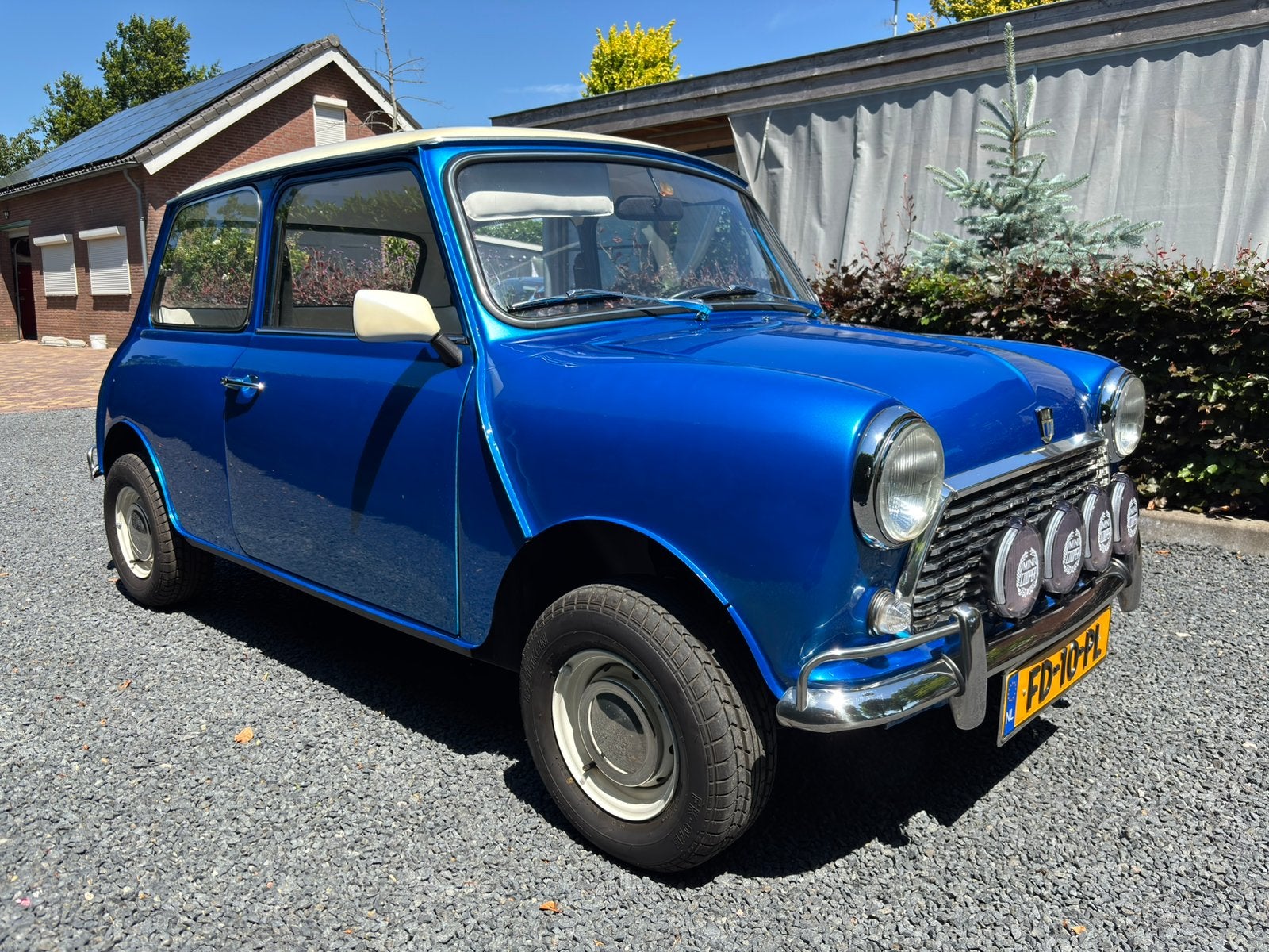 Volledig gerestaureerde Austin Mini 850 uit 1979, Auto's, Voorwielaandrijving, 4 cilinders, 590 kg, Blauw