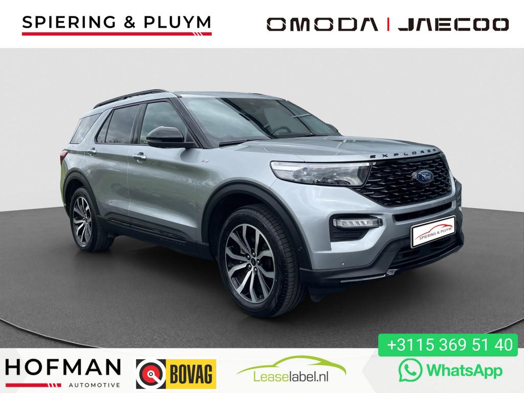 Ford Explorer 3.0 V6 EcoBoost PHEV ST-Line 7-zitter | Dodeho, Auto's, Ford, Automaat, Gebruikt, Zwart, Leder