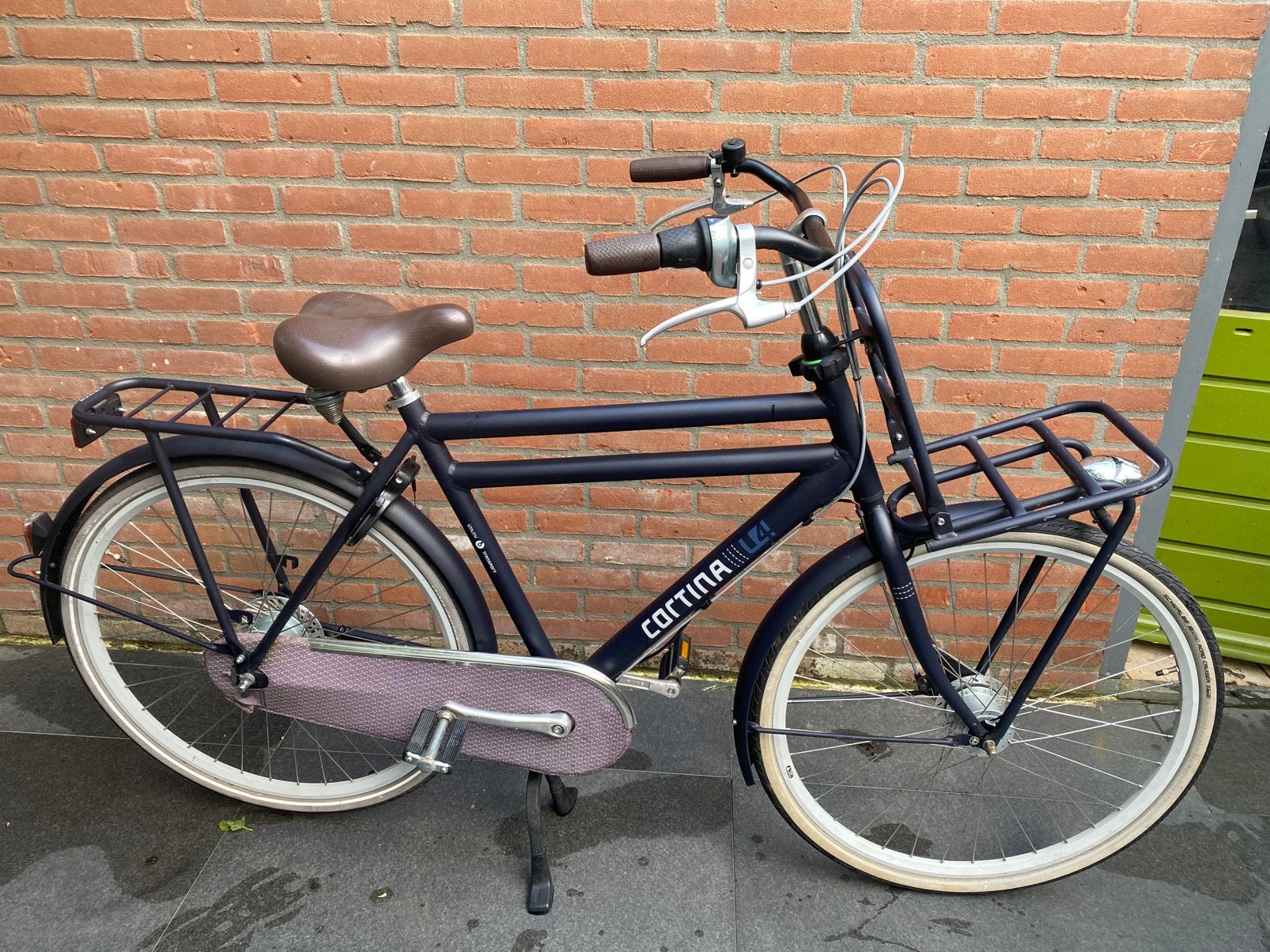 Transportfiets Cortina U4 28 inch 8 versnellingen, Versnellingen, Zo goed als nieuw, 57 tot 61 cm, Ophalen