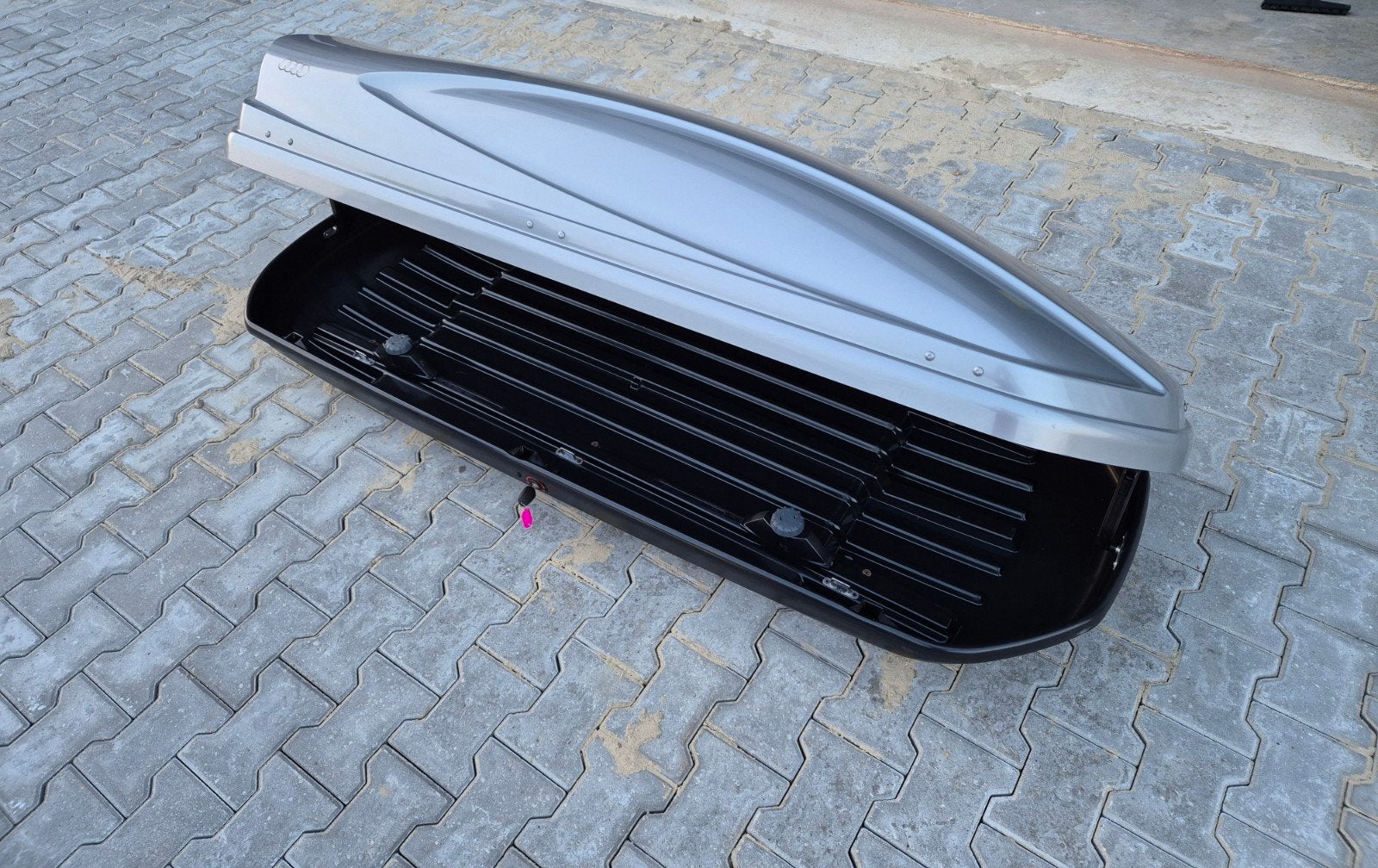 In goede staat originele grote Audi 480L XL dakkoffer skibox, Ophalen of Verzenden, Zo goed als nieuw