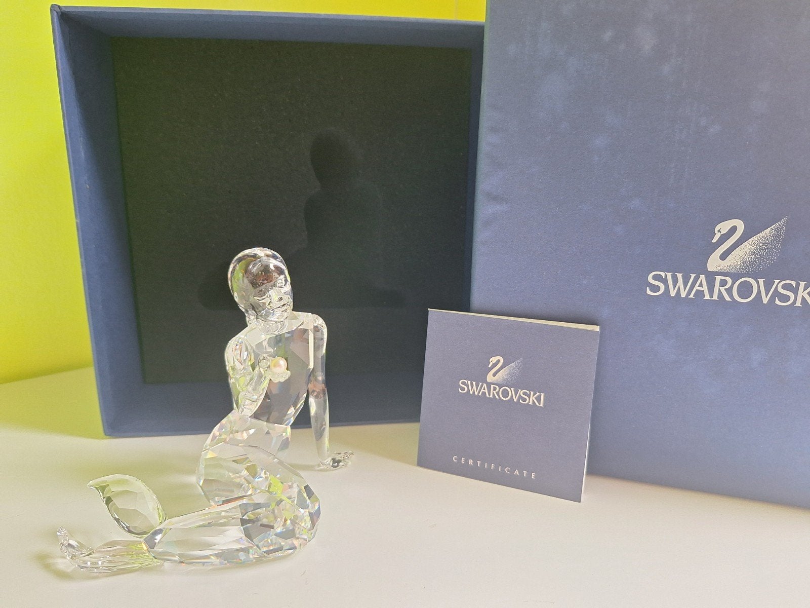 Swarovski Zeemeermin met doos en certificaat, Ophalen of Verzenden