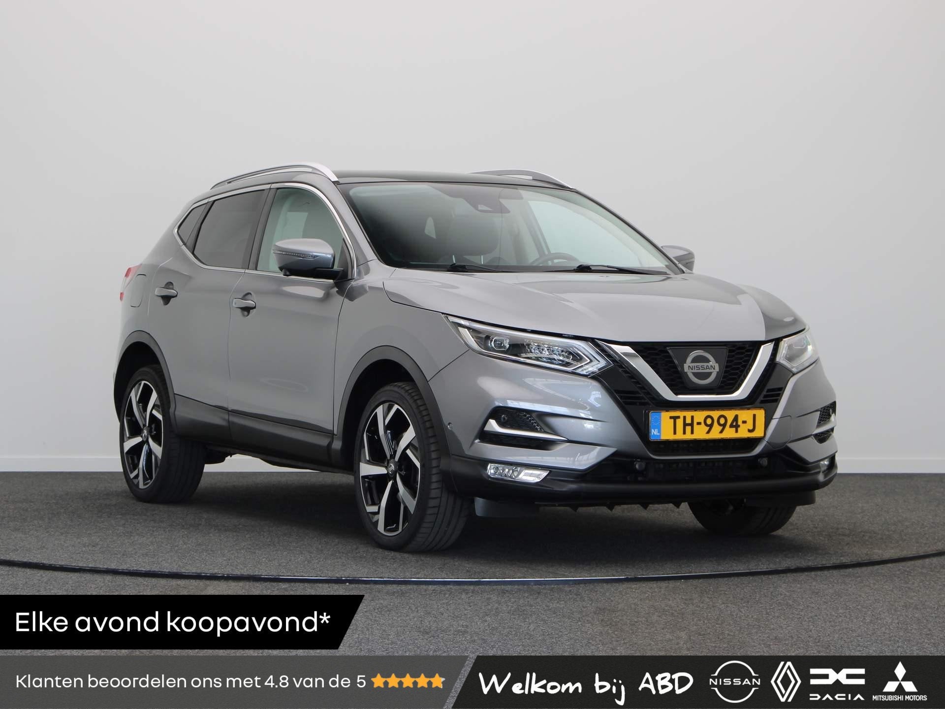 Nissan Qashqai 163pk Tekna | Voorruit verwarming | stoel ver, Auto's, Voorwielaandrijving, Dealer onderhouden, 1618 cc, Gebruikt