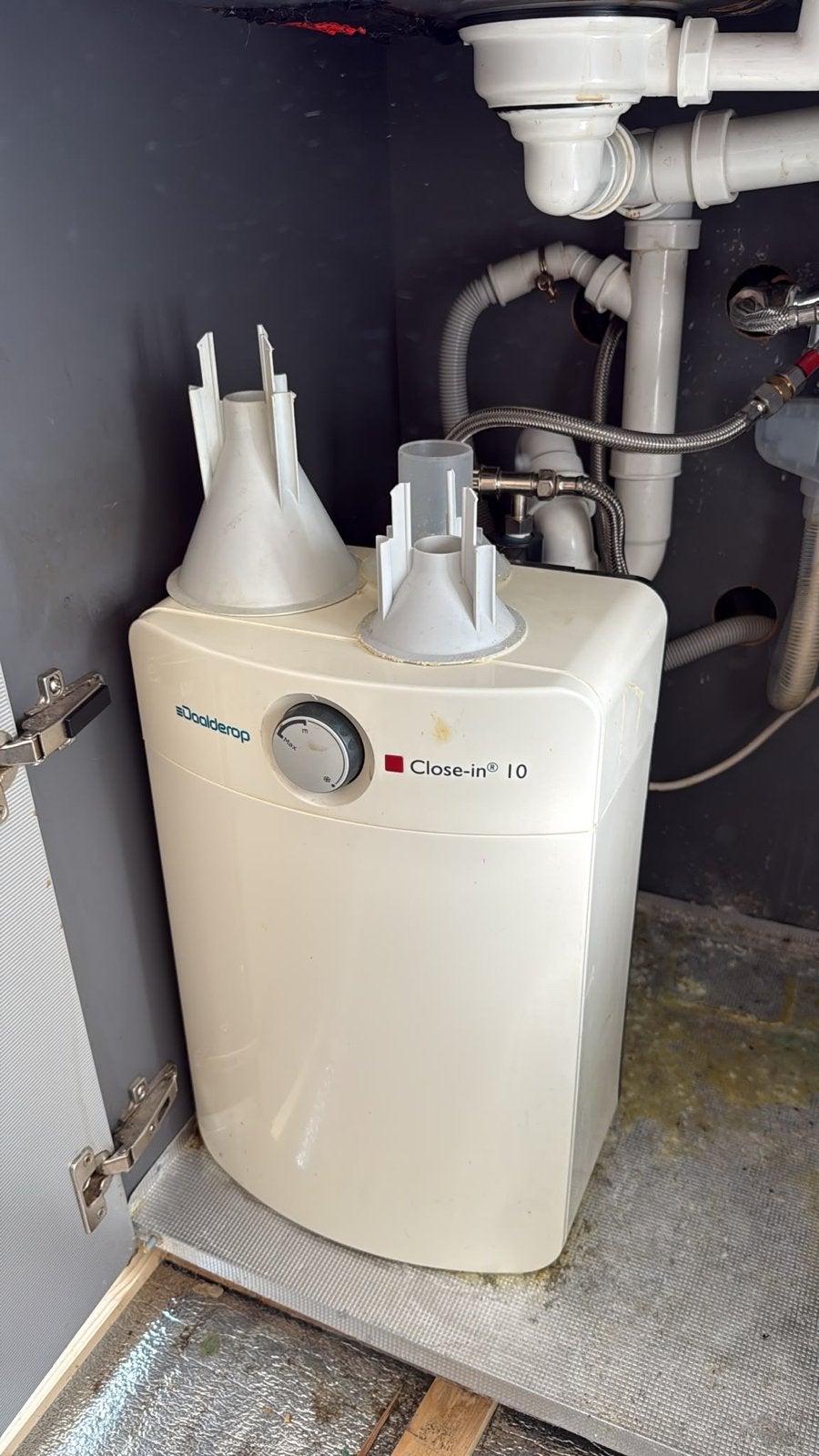 Daalderop Close-in 10 liter keukenboiler – goed werkend, Ophalen, Gebruikt