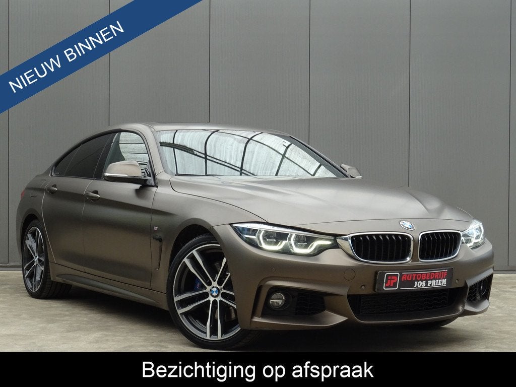 BMW 4 Serie Gran Coupé 418i High Executive * MATT ORIGINEEL, Auto's, BMW, Automaat, Gebruikt, Bruin, Bedrijf
