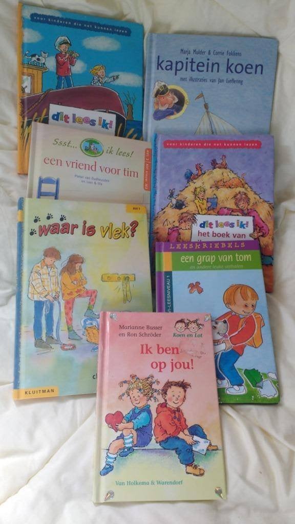 Leuke leesboekjes voor beginnende lezers o.a. Kapitein Koen., Ophalen of Verzenden, Zo goed als nieuw, Marja Mulder, Corrie Fokkens, Marianne Busser, Ron Schröder