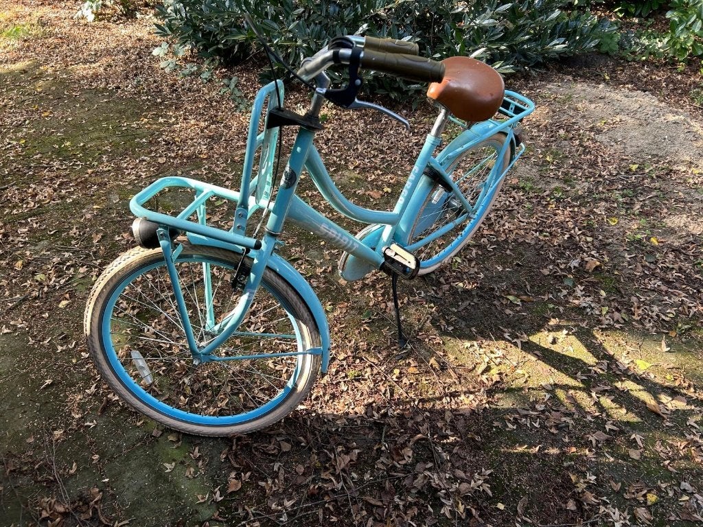 Blauwe transporterfiets meisje 22 inch, Ophalen, Gebruikt, Spirit, Terugtraprem