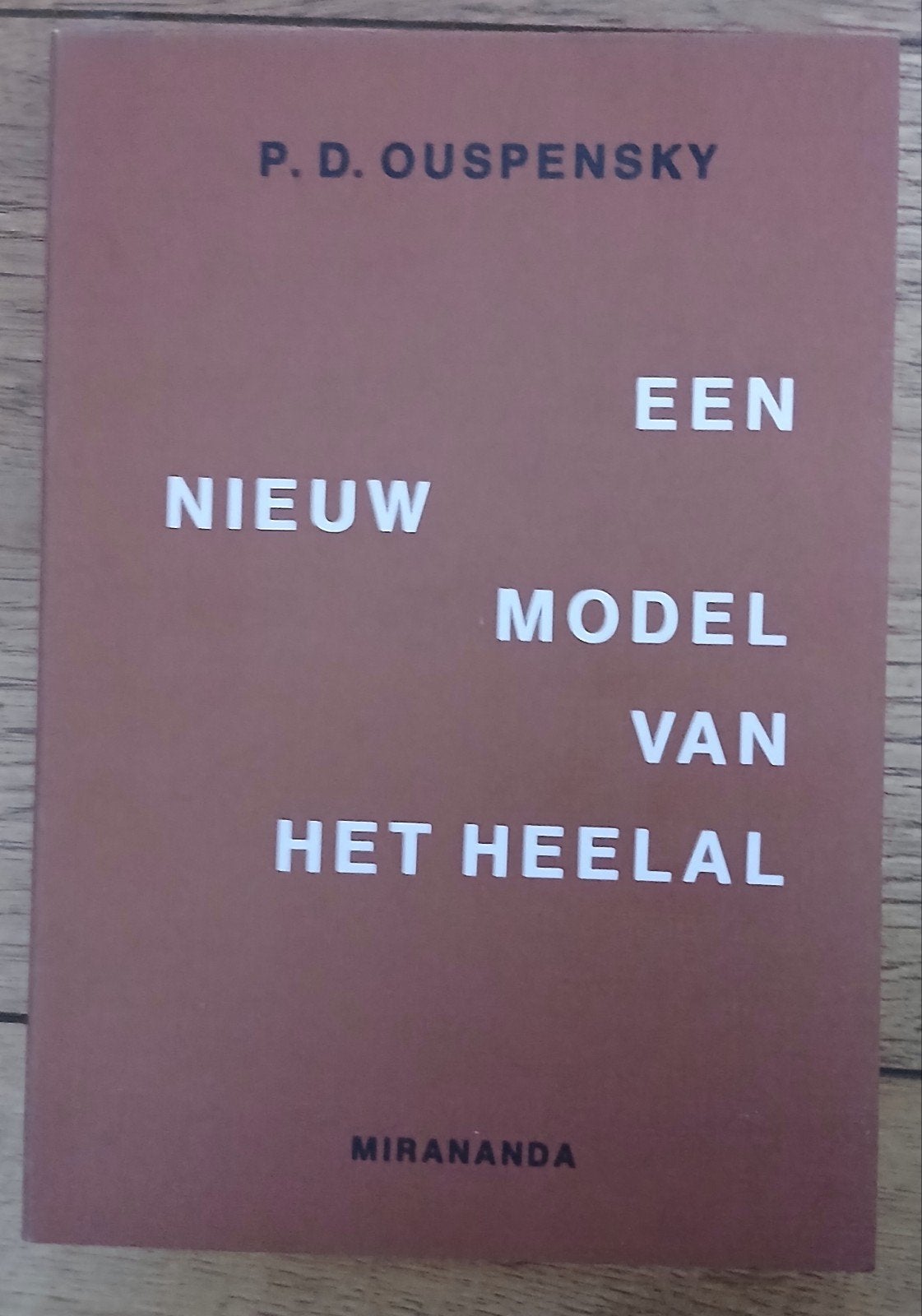 P.D. Ouspensky, Een nieuw model van het heelal 1, Ophalen of Verzenden, Gelezen