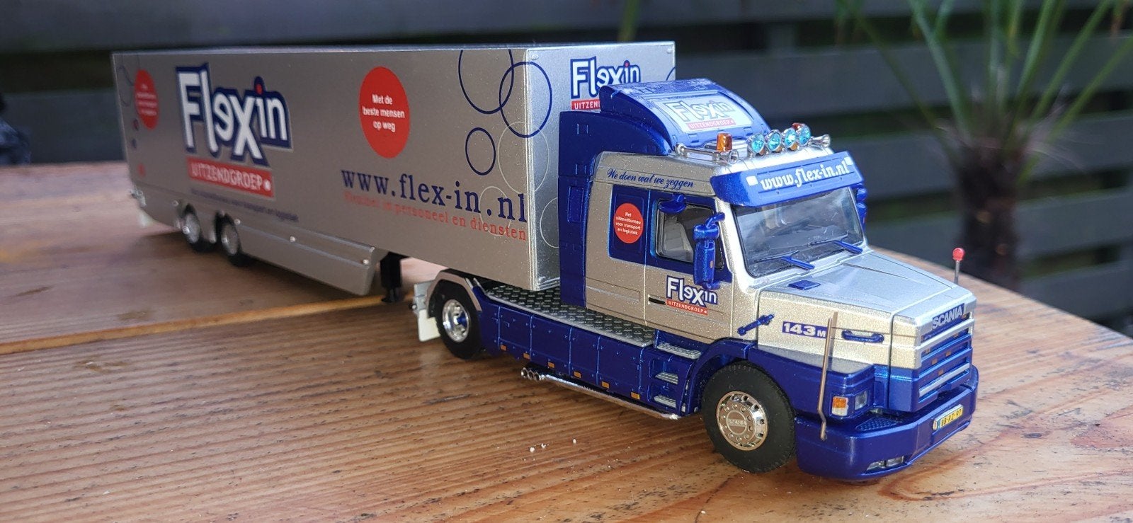 Wsi scania 143m flexin, Ophalen of Verzenden, Bus of Vrachtwagen, Overige merken