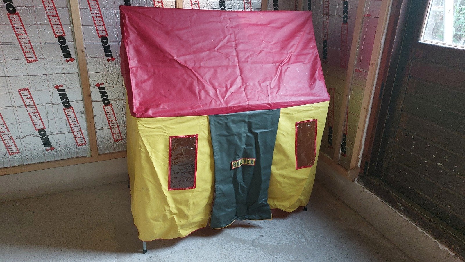 Vintage speelhuisje tent, Ophalen of Verzenden, Gebruikt