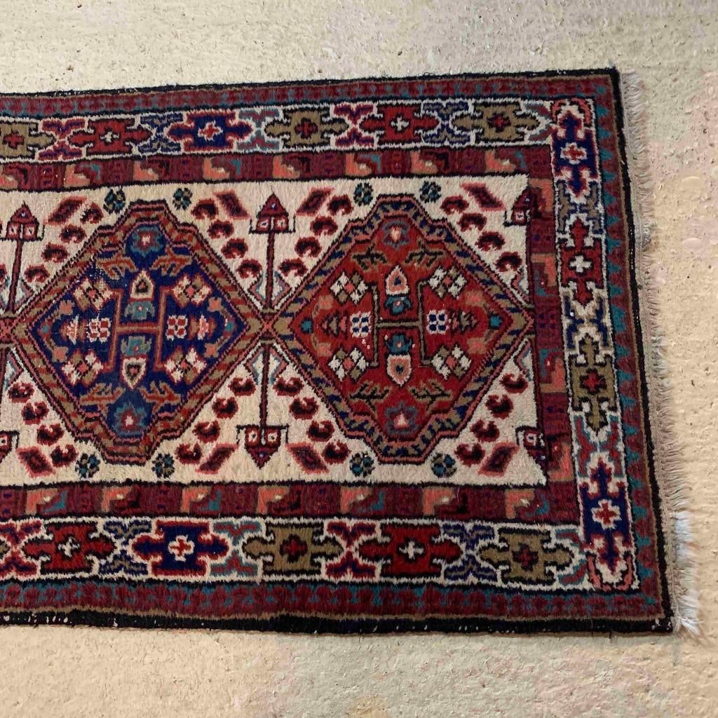 Perzisch handgeknoopt tapijt loper 280/73 cm, Gebruikt, Etten-Leur, Groen, DJT@dejuistetoon.eu