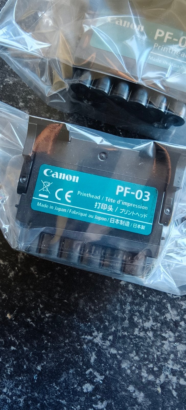 Canon PF-03 Printkoppen (3 stuks) - Eén met storing, Computers en Software, Ophalen of Verzenden, Refurbished, Overige typen, Canon