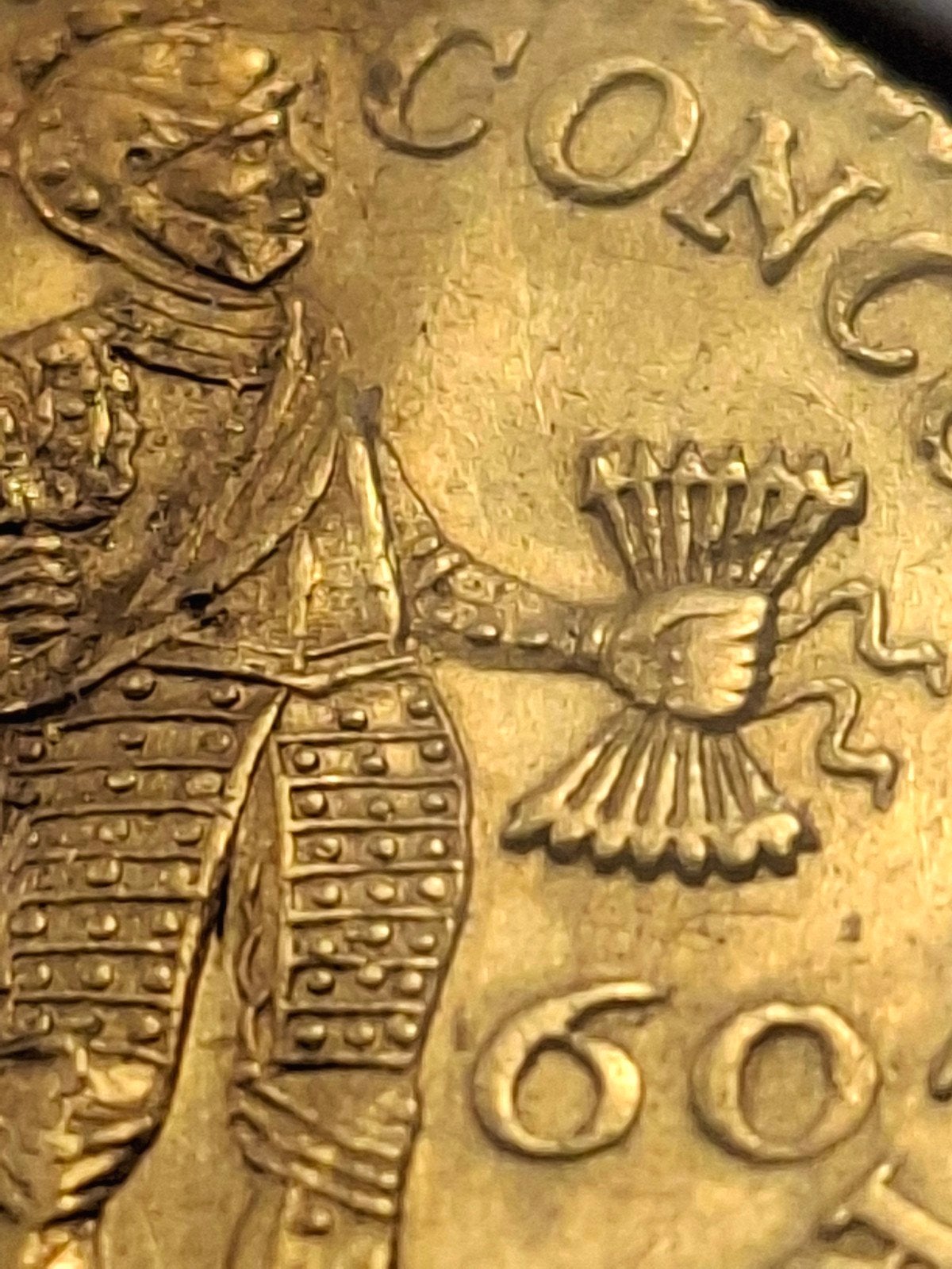 Gouden dukaat utrecht 1760 cnm 2.43.46., Postzegels en Munten, Munten | Nederland, Ophalen of Verzenden, Vóór koninkrijk, Overige waardes