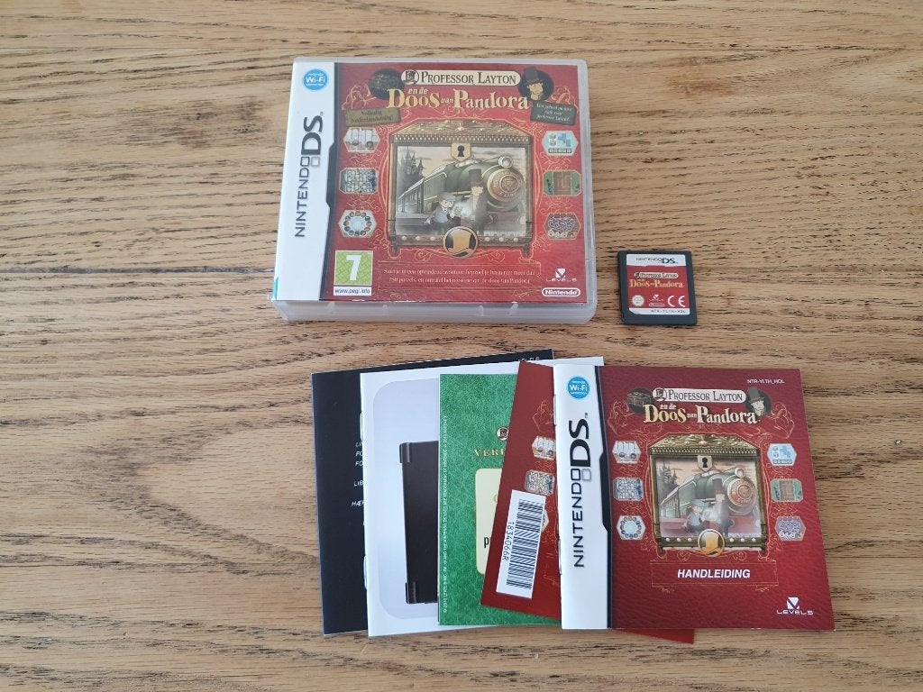 Professor Layton en de doos van Pandora CIB x € 20,00, Spelcomputers en Games, Puzzel en Educatief, Verzenden, 1 speler, Zo goed als nieuw