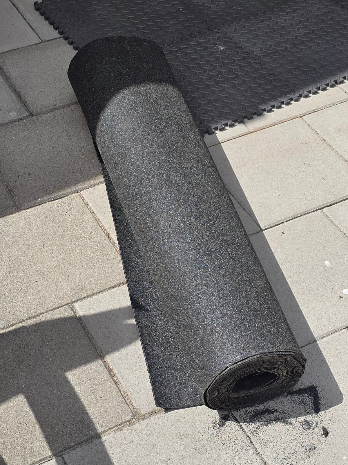 Zwarte dakleer rol - Nieuw, Doe-het-zelf en Verbouw, Dakpannen en Dakbedekking, Ophalen of Verzenden