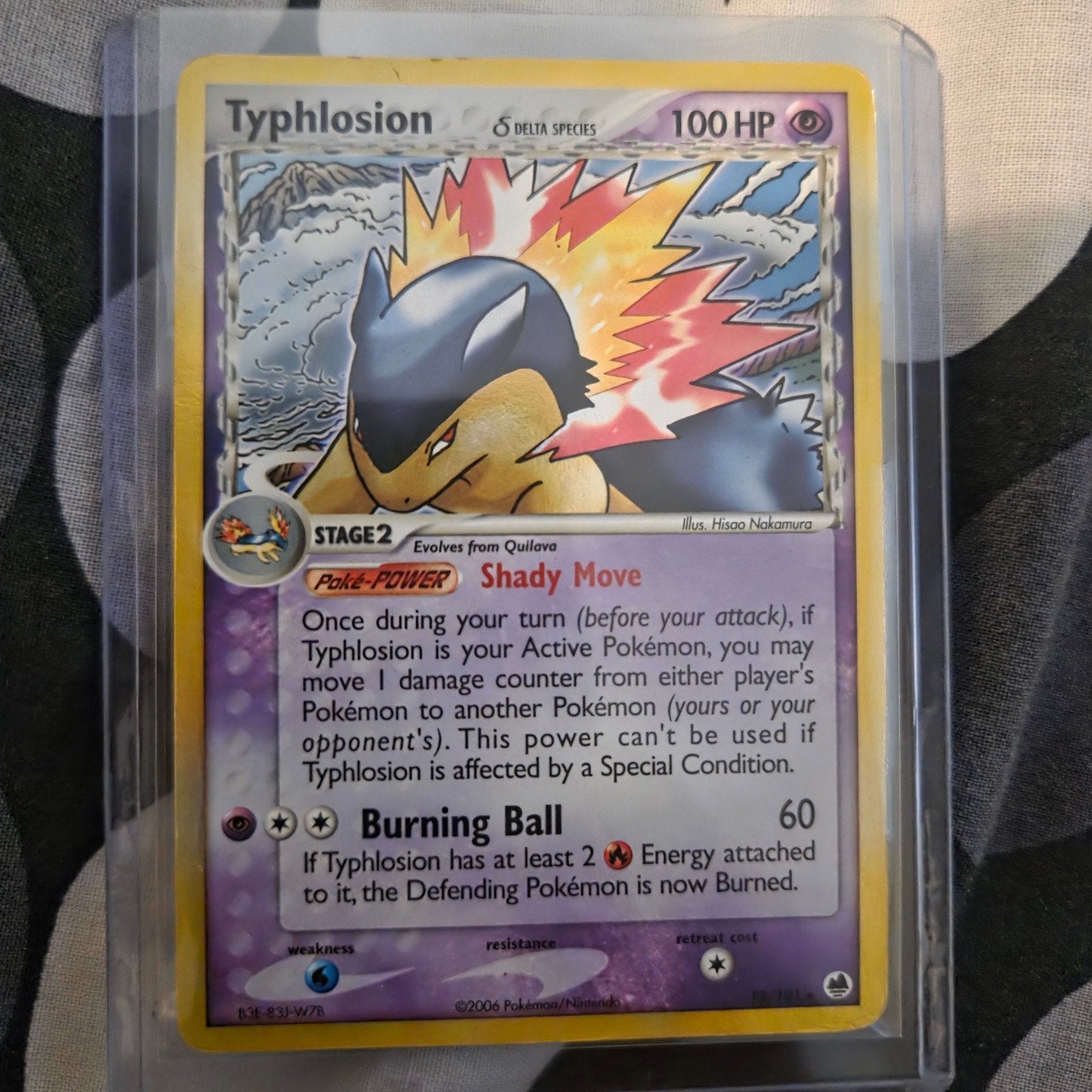 Typhlosion δ Delta Species, Ophalen of Verzenden, Zo goed als nieuw