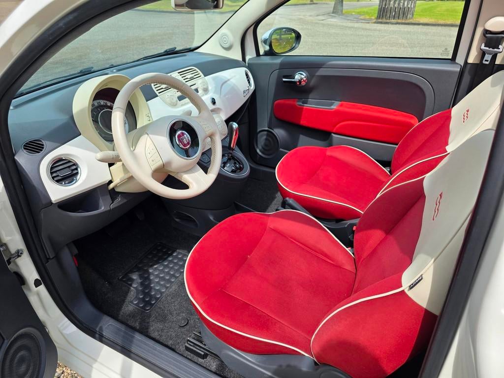Fiat 500 C 1.2 Pop cabrio AUTOMAAT/airco, Euro 5, Gebruikt, 4 cilinders, Cabriolet
