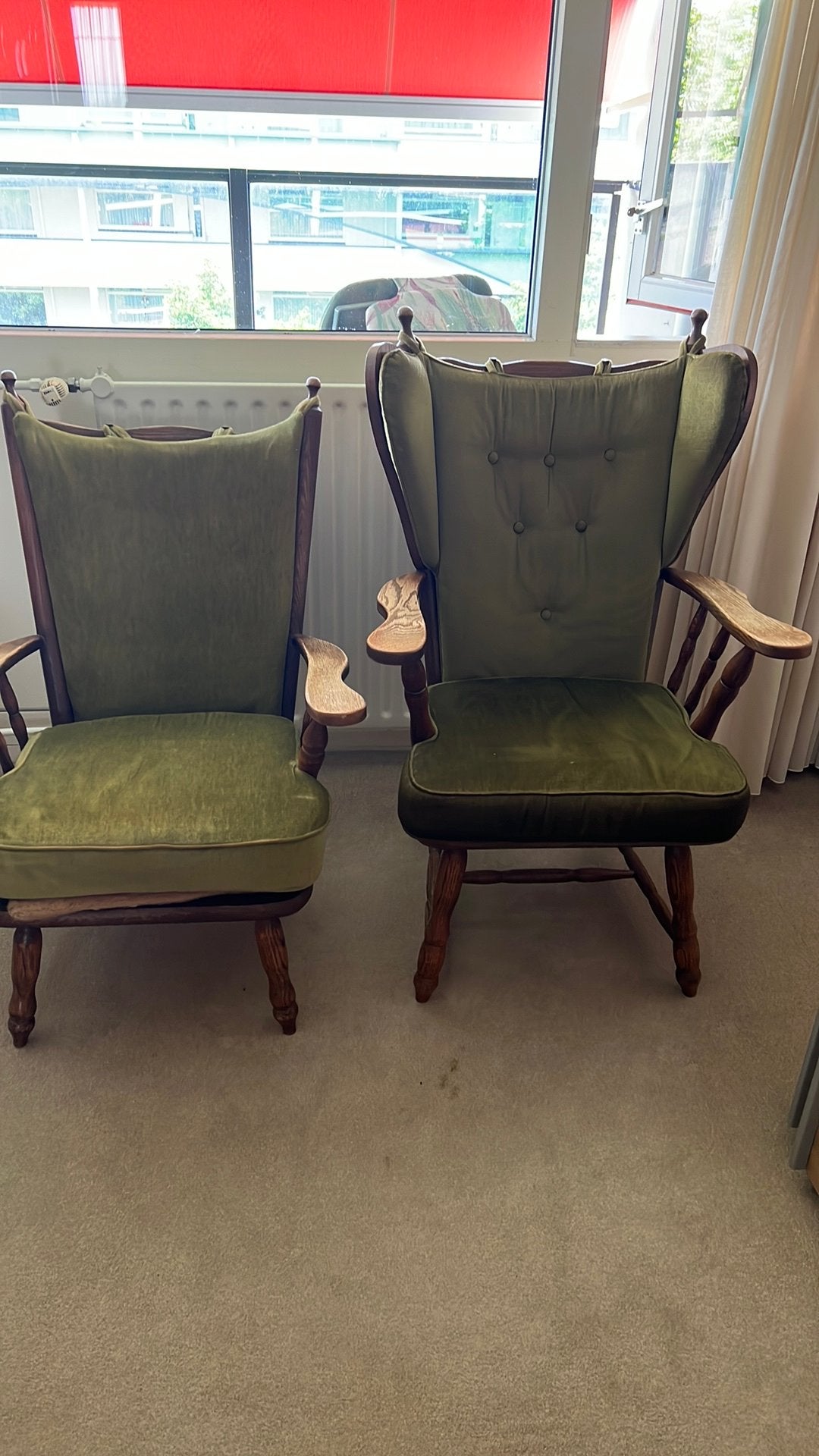 Stoelen vintage, Ophalen