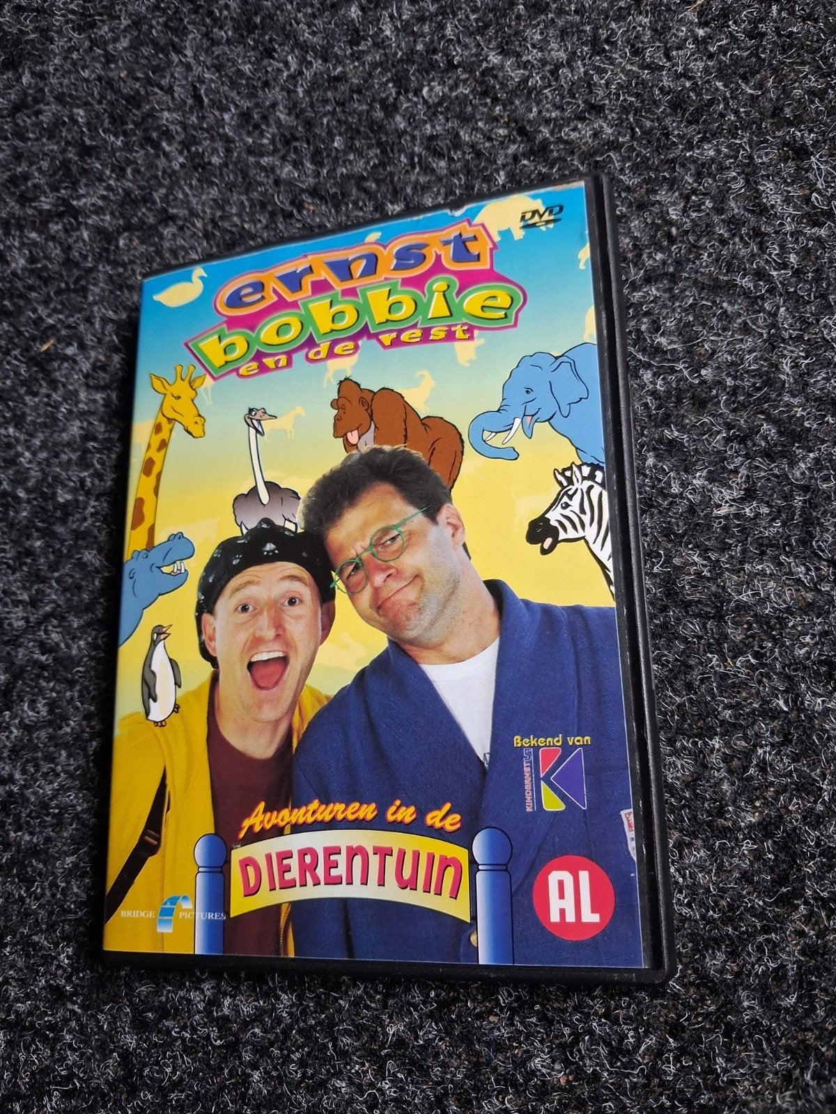 ERNST & BOBBIE AVONTUREN IN DE DIERENTUIN DVD (NIEUW!!), Alle leeftijden, Ophalen, Nederlands