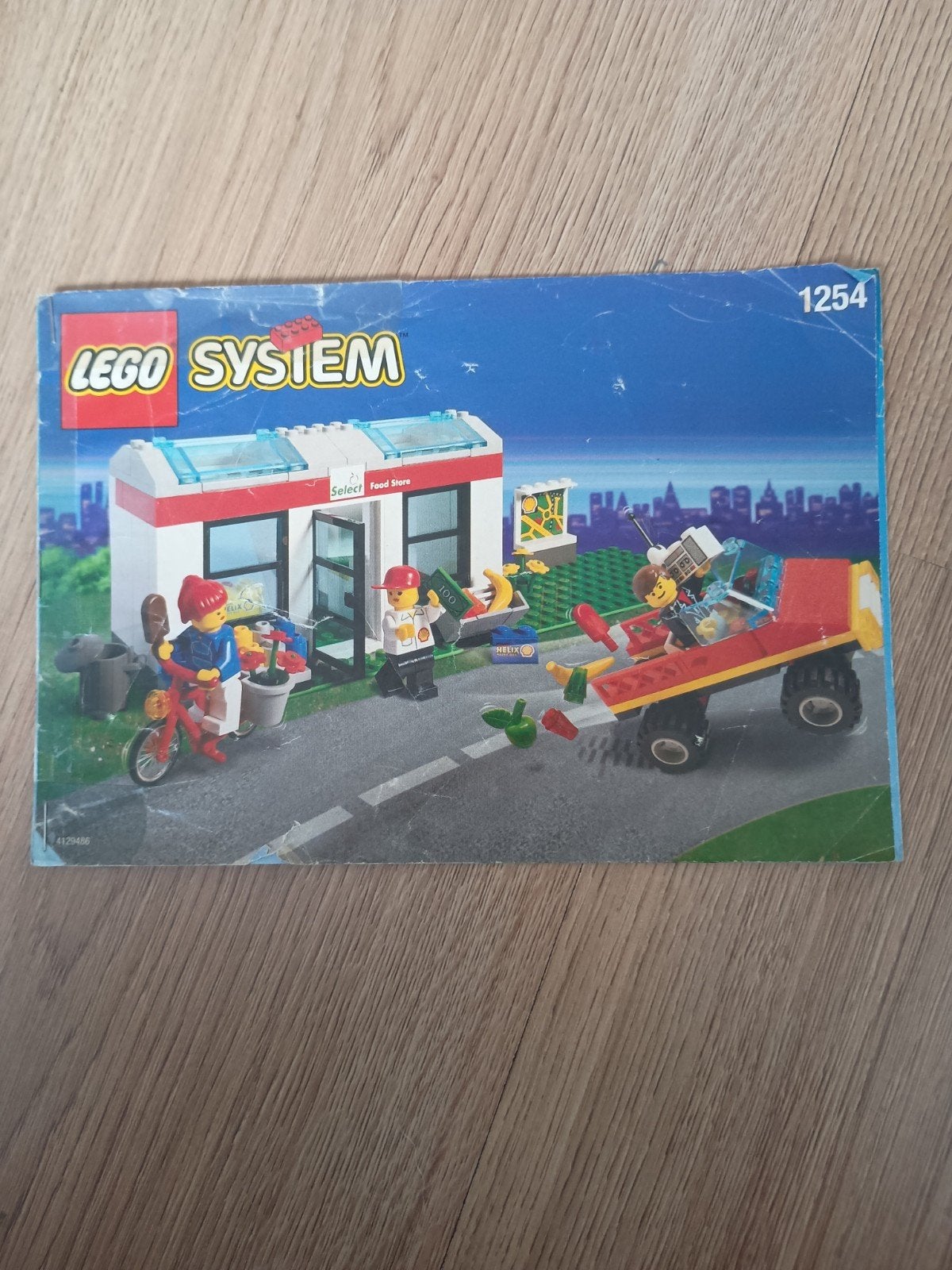 LEGO System 1254 Select Food Store Bouwinstructie, Ophalen of Verzenden, Gebruikt, Overige merken