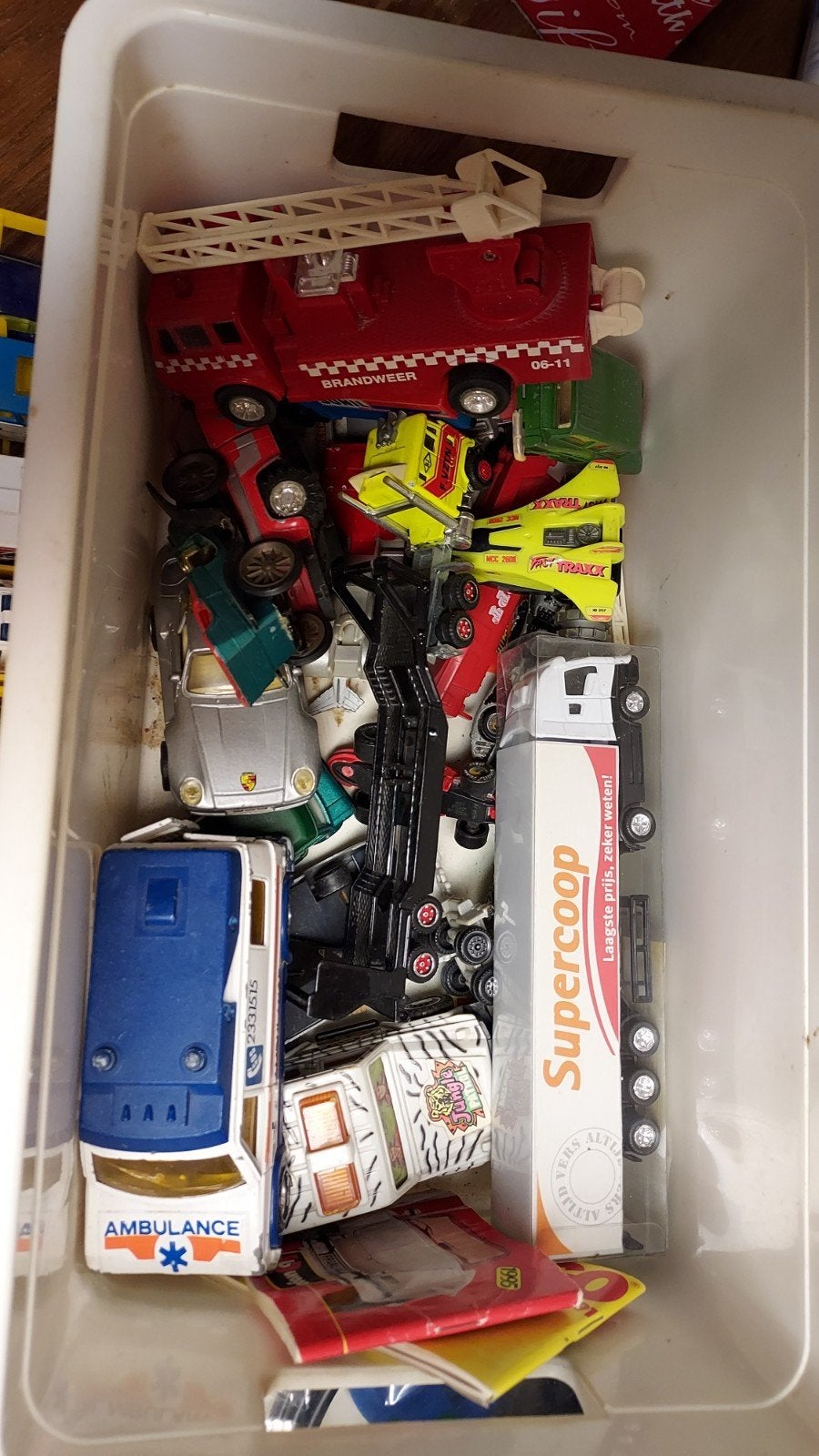 Grote collectie speelgoedauto's, waaronder Corgi, Ophalen of Verzenden, Gebruikt