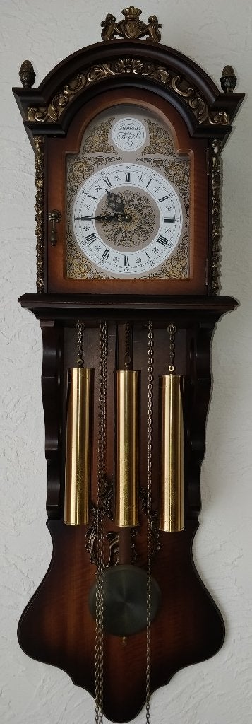 Staartklok met westminster slagwerk, Ophalen of Verzenden