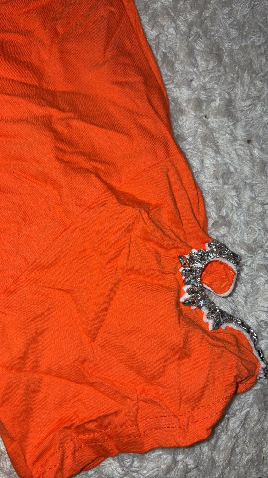 Nieuw Oranje Trouwtje met Transparante Hartjes en Steentjes, Kleding | Dames, T-shirts, Maat 38/40 (M), Nieuw, Oranje, Ophalen of Verzenden