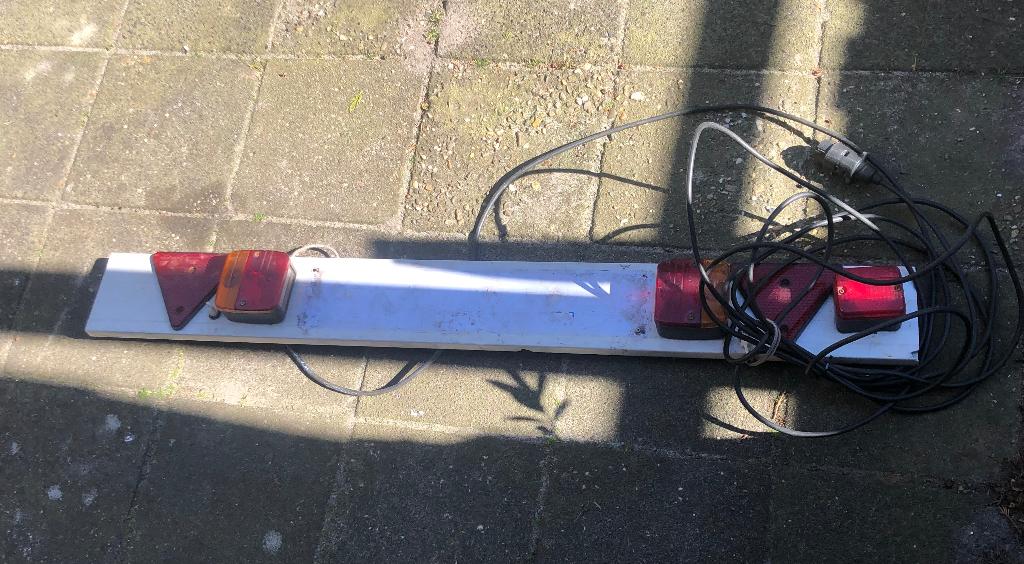 Verlichtingsbalk aanhangwagen aanhanger e.d., Auto-onderdelen, Verlichting, Ophalen of Verzenden, Gebruikt