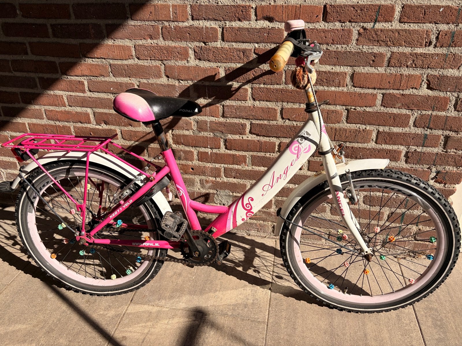 Meisjesfiets 22 inch, Fietsen en Brommers, Fietsen | Meisjes, Ophalen, Gebruikt, 22 inch, Handrem