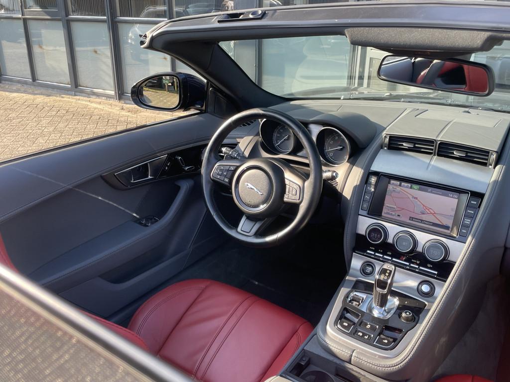 Jaguar F-Type 3.0 V6 400 PK Convertible Sportstoelen | 19 in, Auto's, Jaguar, Automaat, Achterwielaandrijving, Automatische klimaatregeling
