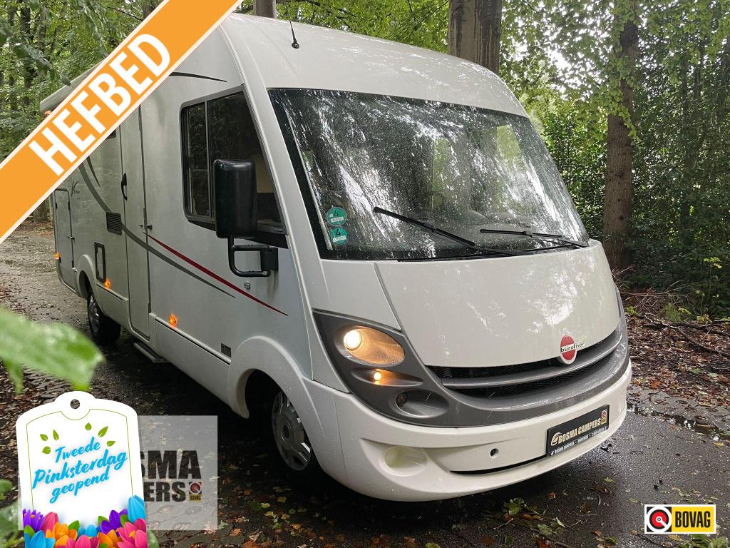 Bürstner Viseo I 690 G Integraal 71000 km Airco 2009, Caravans en Kamperen, Ringverwarming, Fiat, Bedrijf, Bürstner