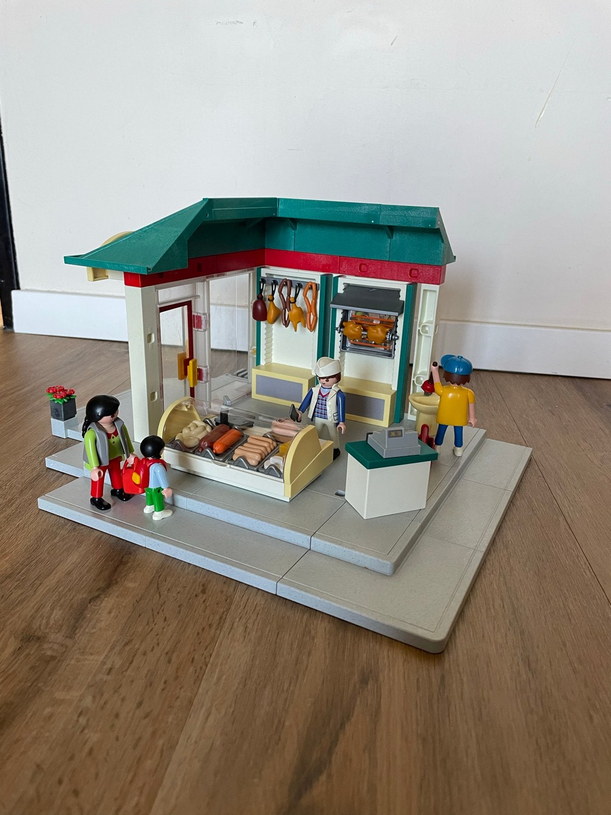 Playmobil Slagerij 4412 met winkelgebouw 7687, Ophalen of Verzenden, Gebruikt, Jongen of Meisje
