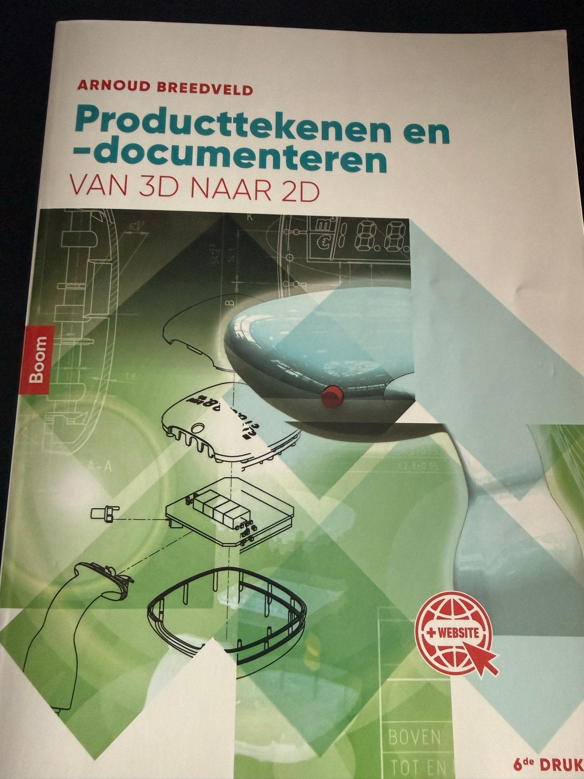 Producttekenen en -documenteren: Van 3D naar 2D, Ophalen of Verzenden, Zo goed als nieuw, Werktuigbouwkunde