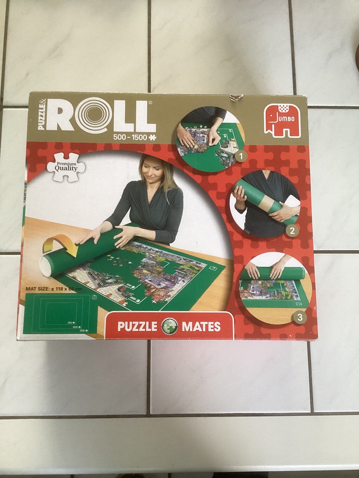 Jumbo puzzle roll puzzelmat, Hobby en Vrije tijd, Ophalen of Verzenden, 500 t/m 1500 stukjes, Zo goed als nieuw