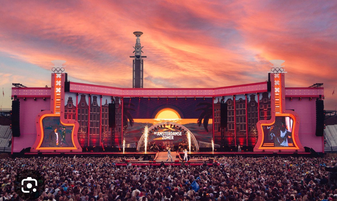 Amsterdamse zomer 3 juli tribune tickets, Tickets en Kaartjes, Twee personen