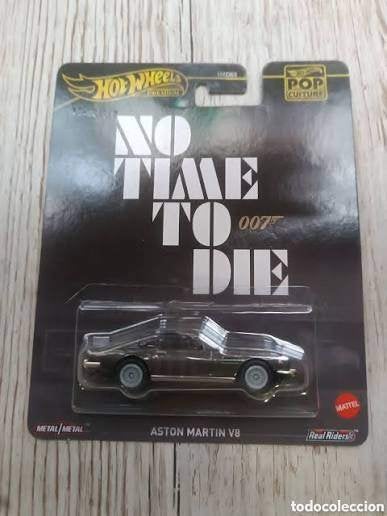 Aston Martin V8 "James Bond No Time To Die" Grijs 1:64 Hotwh, Tschuiten@hotmail.com, Duitsland, Auto, Hotwheels Premium