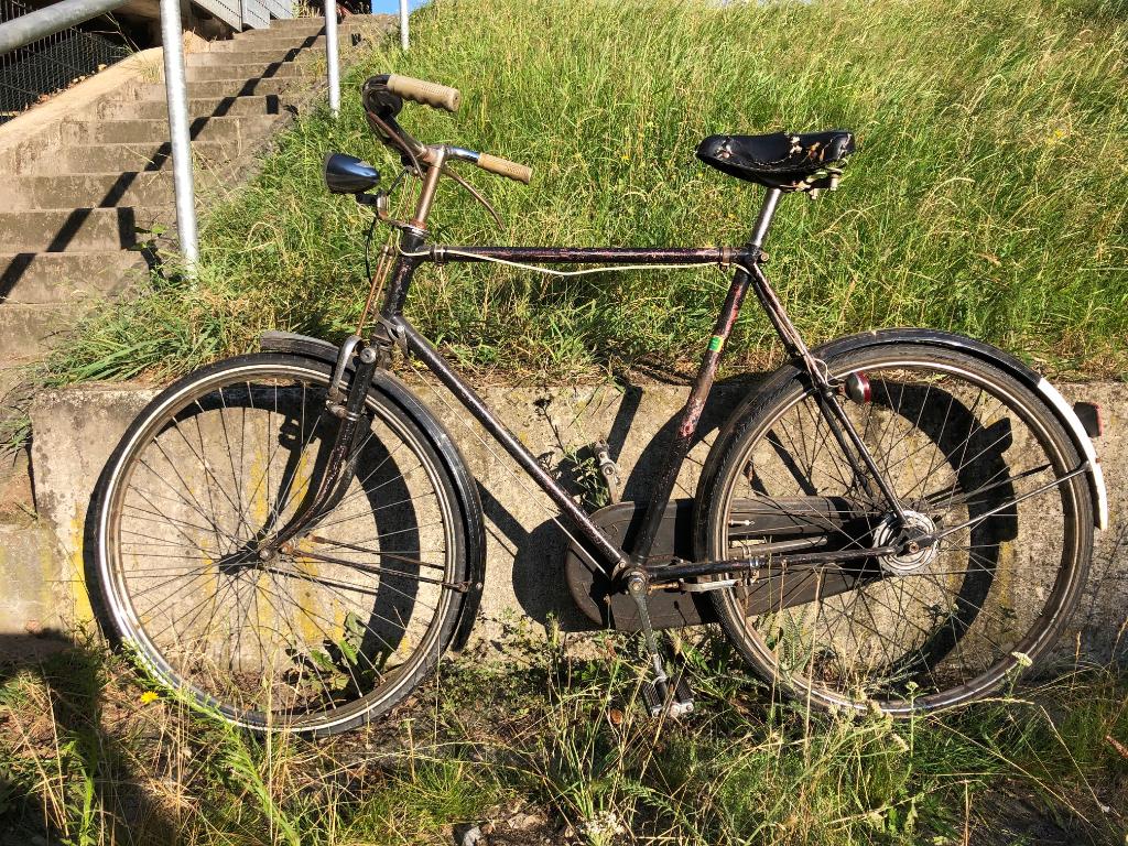 Raleigh herenfiets uit 1962, Fietsen en Brommers, Fietsen | Oldtimers, 55 tot 59 cm, Jaren '60 of nieuwer, Velgrem, Ophalen of Verzenden