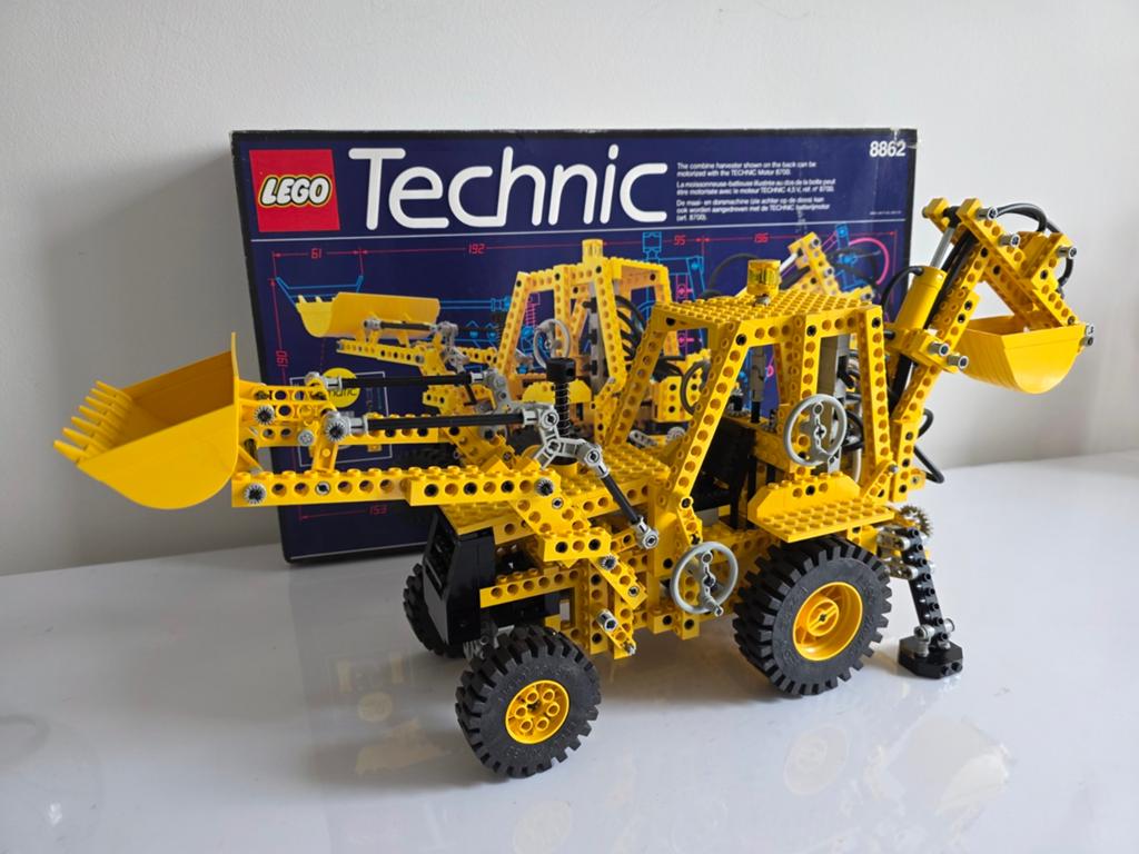 Aangeboden: LEGO Technic Set 8862 Graaf-Laad-Combinatie, Compleet, Lego, Ophalen of Verzenden, Zo goed als nieuw