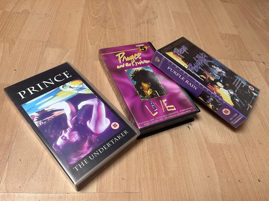 Prince - VHS Video collectie (3 stuks), Alle leeftijden, Ophalen of Verzenden, Gebruikt, Overige genres