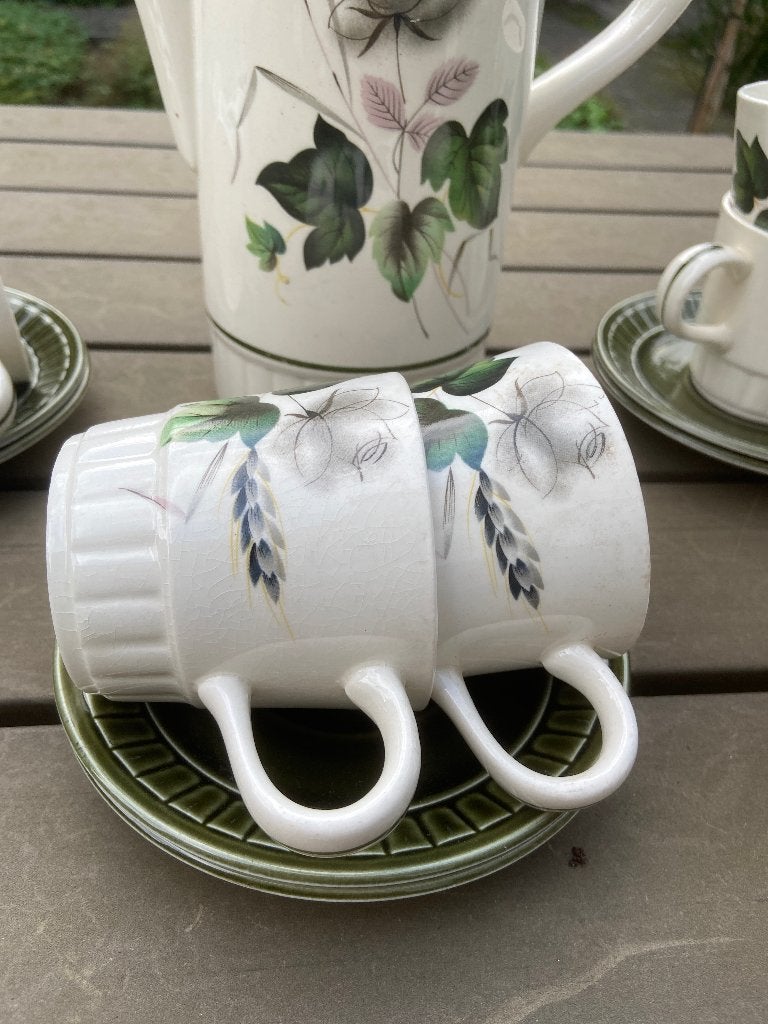 Palissy Samson Rose koffieset, Ophalen of Verzenden