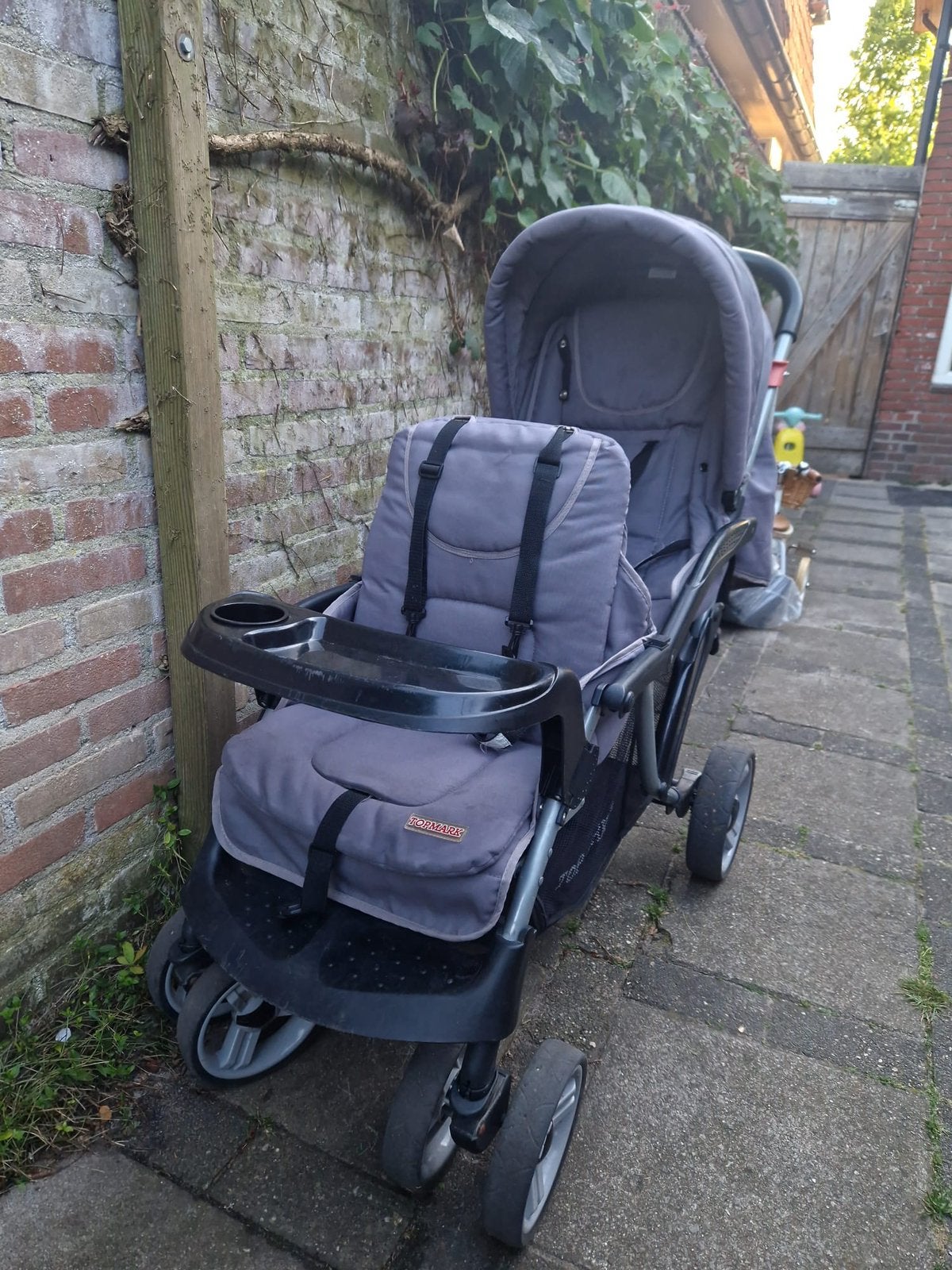 Topmerk duo kinderwagen, Ophalen, Gebruikt, Overige merken