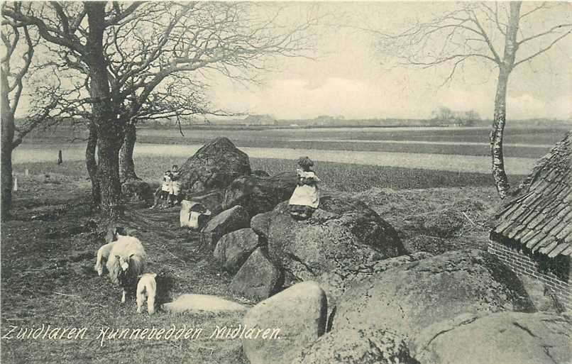 380-811-013 Midlaren Hunnebedden, Verzenden, Voor 1920, Drenthe