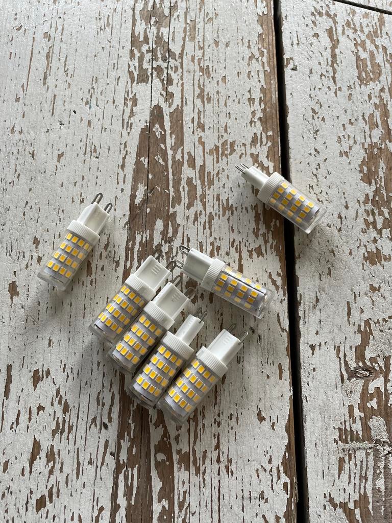 Set van 7 LED lampjes G9, Huis en Inrichting, Lampen | Losse lampen, Ophalen, Led-lamp, Minder dan 30 watt, Nieuw