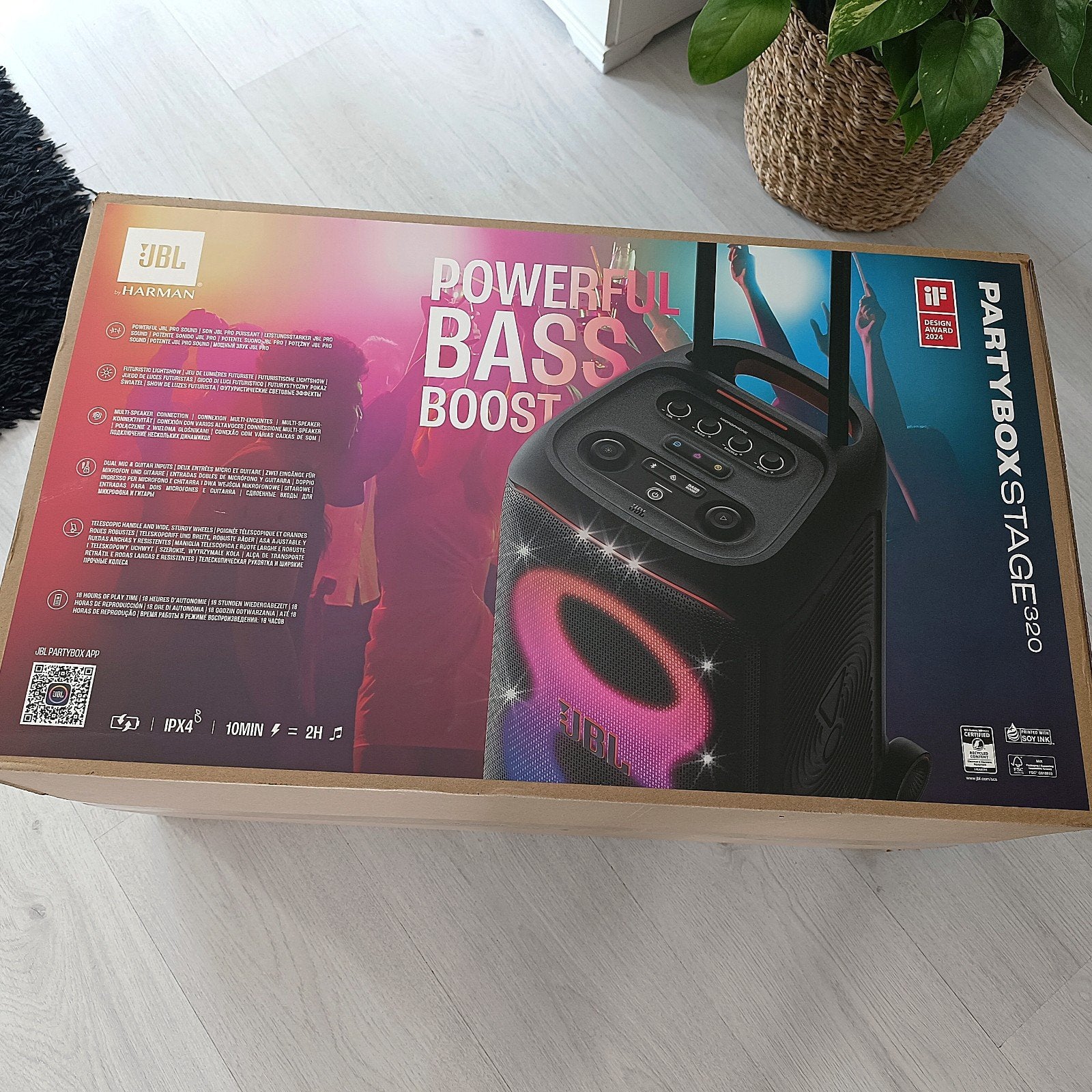 Nieuw JBL PartyBox Stage 320 🎶 Krachtige Party Speaker 🔊, Ophalen, JBL, Party speaker, Nieuw