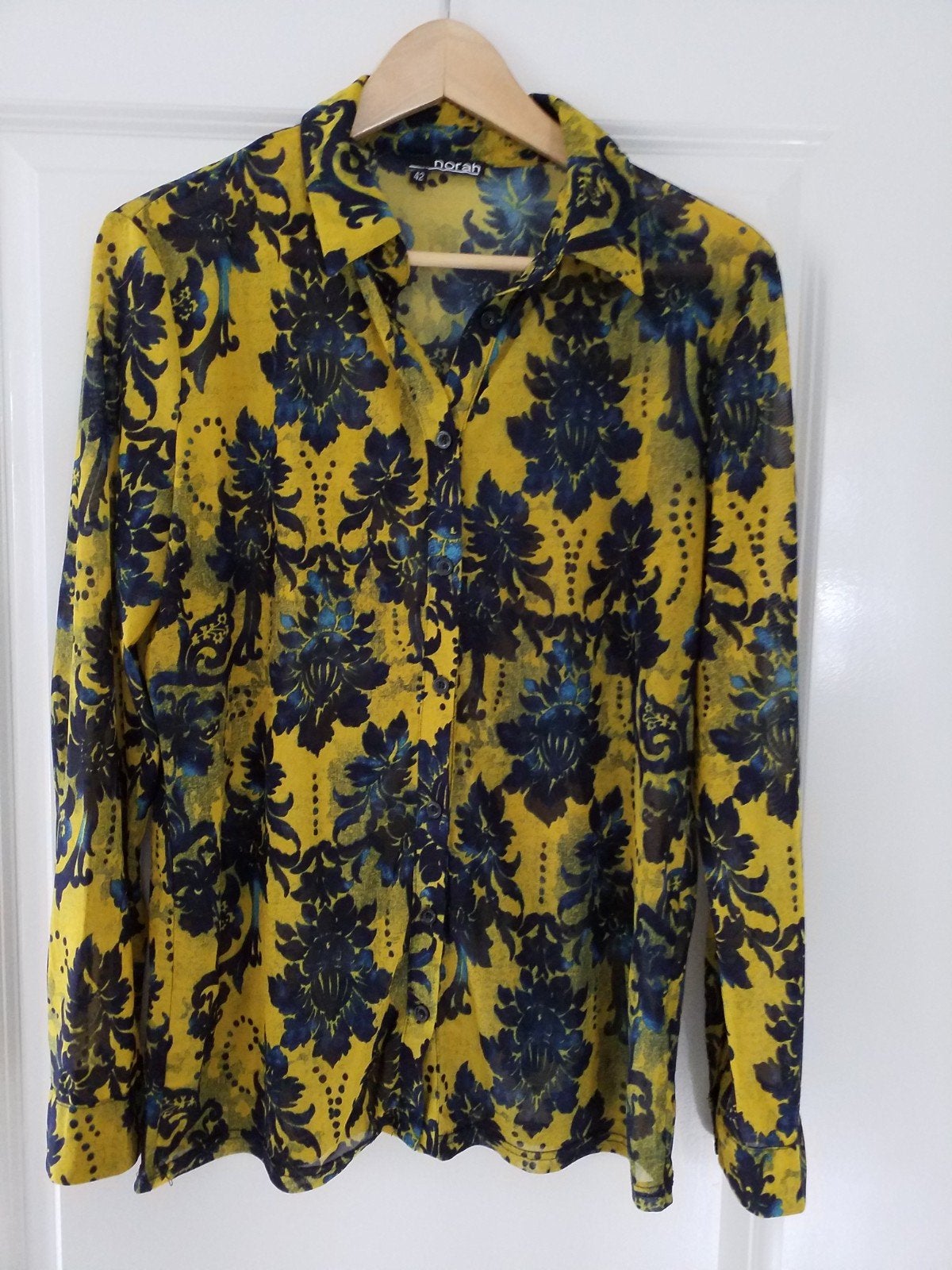 mooie Dames blouse maat 42, Ophalen of Verzenden, Zo goed als nieuw, Maat 42/44 (L)