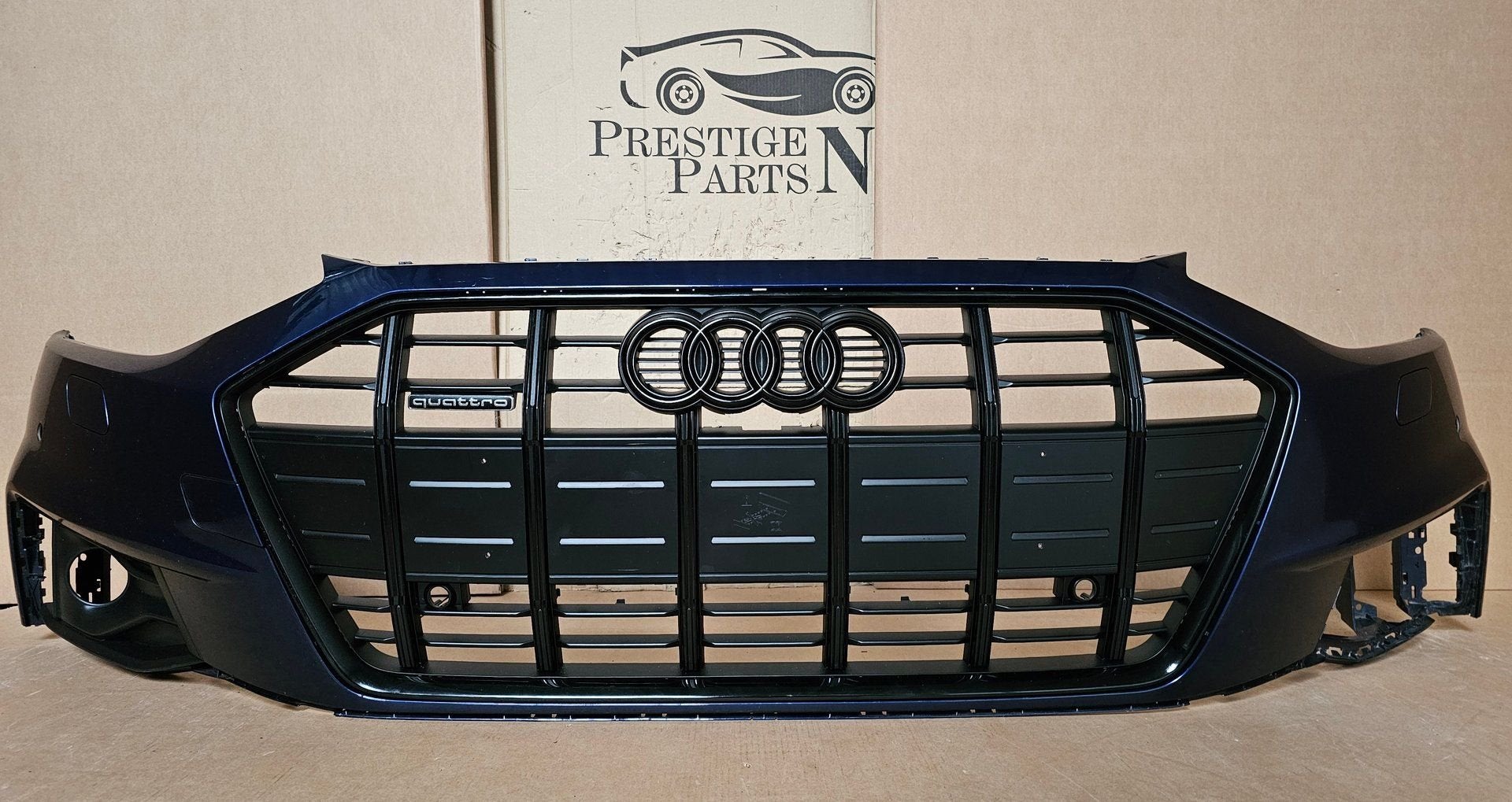 Voorbumper Audi A4 B9 8W ALLROAD Facelift bj.2019-2025 FL, Gebruikt, -, Voor, Bumper