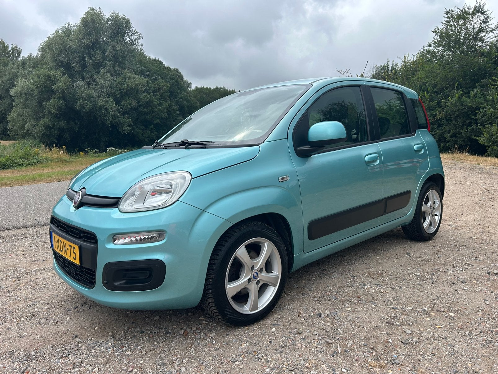 Fiat Panda 0.9 Twinair 44KW 2014 Blauw, zeer netjes, Auto's, Voorwielaandrijving, 31 €/maand, Panda, Origineel Nederlands