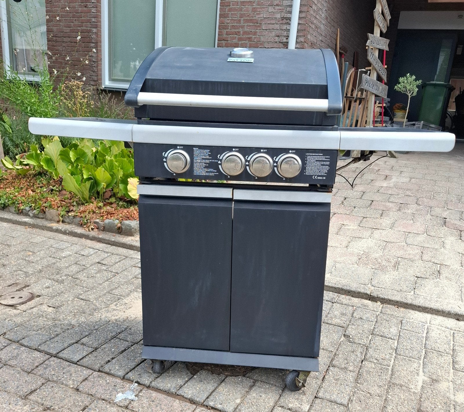 Gebruikte Patton gasbarbecue, Ophalen, Gebruikt, Patton